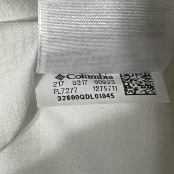 Columbia PFG women's size XL white button front pockets short sleeve top - Picture 11 of 12